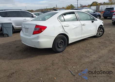 2012 Honda Civic Lx from USA, damaged, VIN 19XFB2F56CE317960